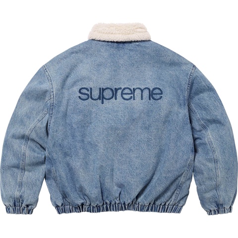 Faux Shearling Lined Bomber Jacket - Supreme