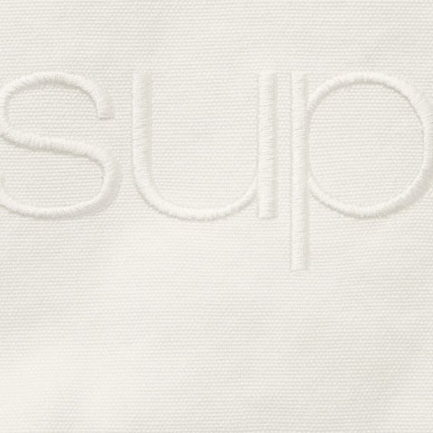 Supreme Faux Shearling Lined Bomber Jacket - White