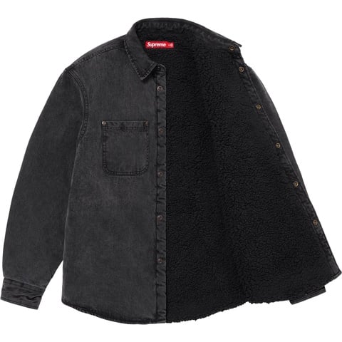 Faux Shearling Lined Work Shirt - fall/winter 2024 - Supreme