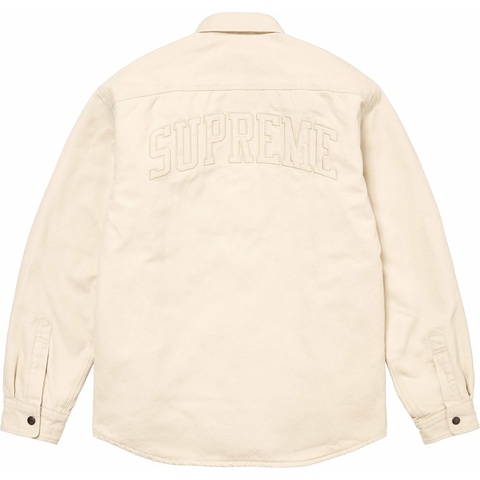 Faux Shearling Lined Work Shirt - fall/winter 2024 - Supreme Faux Shearling Lined Work Shirt - fall/winter 2024 - Supreme