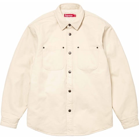 Faux Shearling Lined Work Shirt - fall/winter 2024 - Supreme