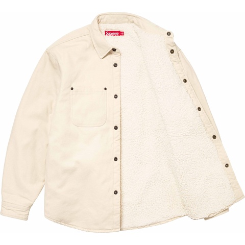Faux Shearling Lined Work Shirt - fall/winter 2024 - Supreme