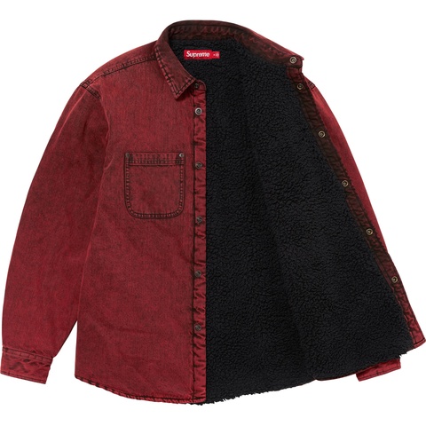 Faux Shearling Lined Work Shirt - fall/winter 2024 - Supreme