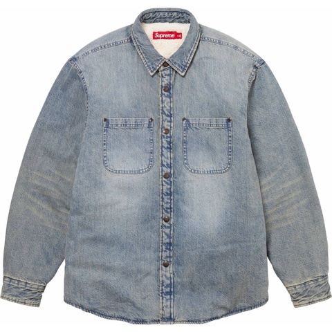 Faux Shearling Lined Work Shirt - fall/winter 2024 - Supreme