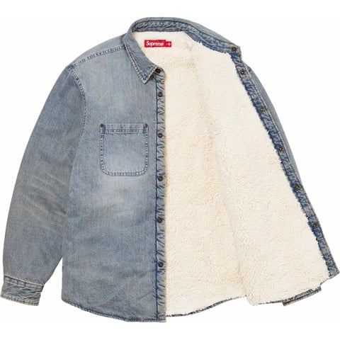 Faux Shearling Lined Work Shirt - fall/winter 2024 - Supreme