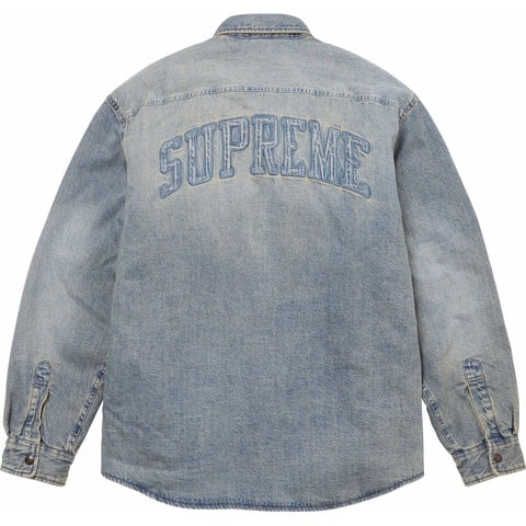 Faux Shearling Lined Work Shirt - fall/winter 2024 - Supreme Faux Shearling Lined Work Shirt - fall/winter 2024 - Supreme