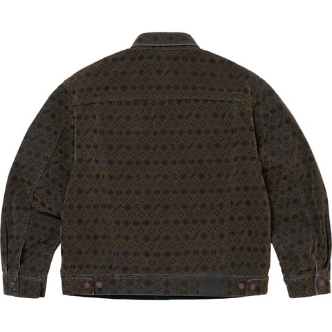 Flocked Denim Trucker Jacket - fall/winter 2024 - Supreme