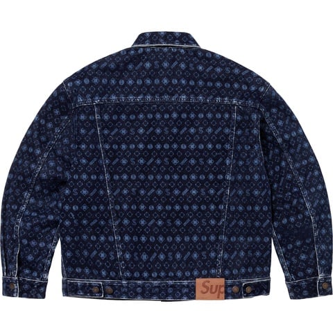 Flocked Denim Trucker Jacket - fall/winter 2024 - Supreme