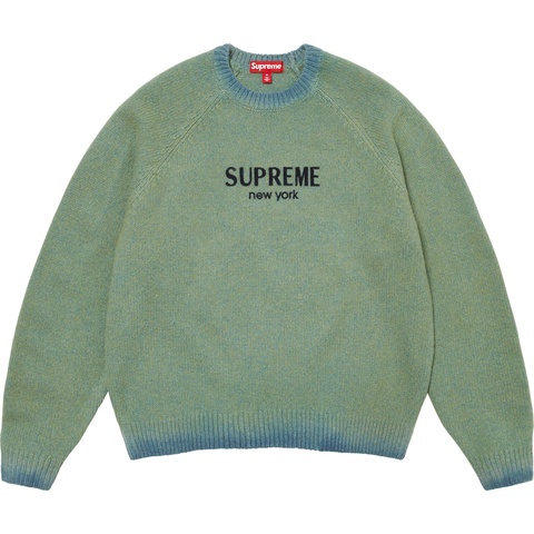 トップス Supreme Flocked Logo Sweater XL Flocked Logo Sweater - fall/winter 2024 - Supreme