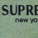 Supreme Flocked Logo Sweater (FW24) - Green