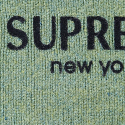 Flocked Logo Sweater - fall/winter 2024 - Supreme