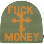 Supreme Fuck Money Beanie (FW24) - Olive