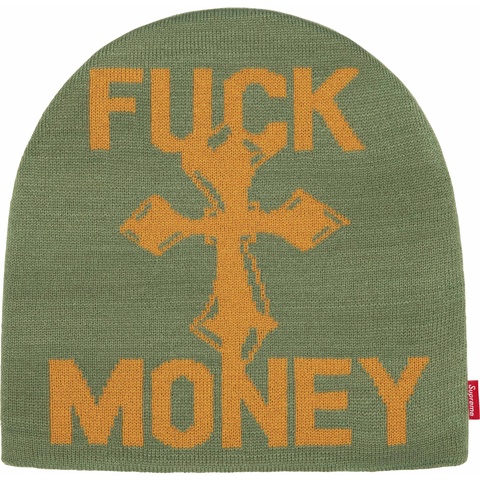 Fuck Money Beanie - fall/winter 2024 - Supreme