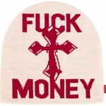 Supreme Fuck Money Beanie (FW24) - Stone