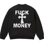 Supreme Fuck Money Sweater (FW24) - Black