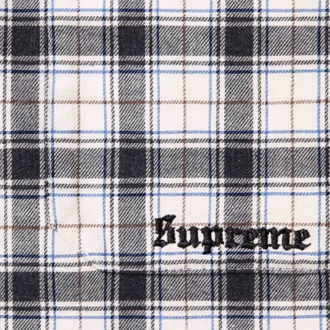 Fur Trim Flannel Hooded Shirt - fall/winter 2024 - Supreme