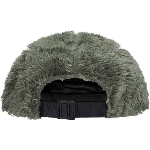 Supreme Fuzzy Camp Cap - Moss