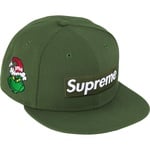 Supreme Grinch Box Logo New Era (FW24) - Dark Olive