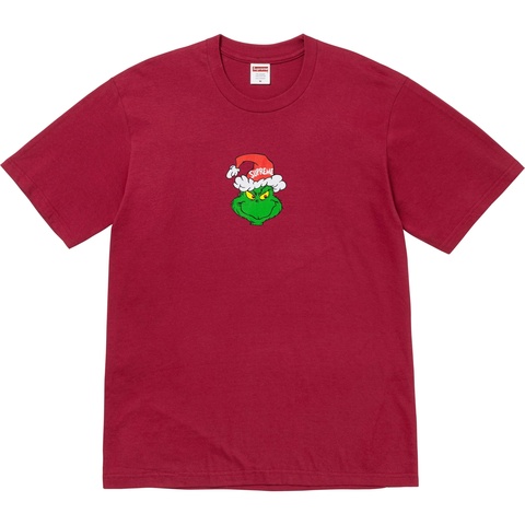 Supreme Grinch Tee - Cardinal