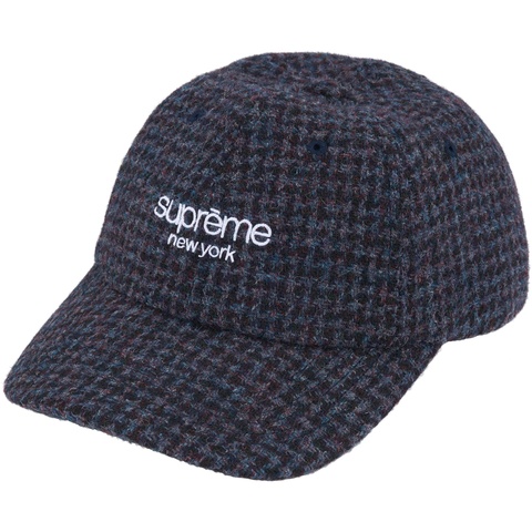 Supreme Harris Tweed Classic Logo Cap 黒 Supreme_Harris_Tweed_Classic_L