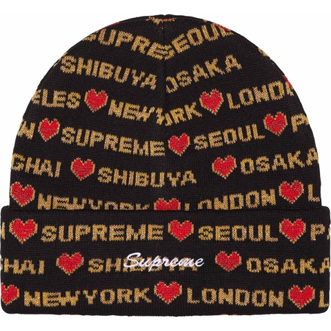 Hearts Beanie - fall/winter 2024 - Supreme