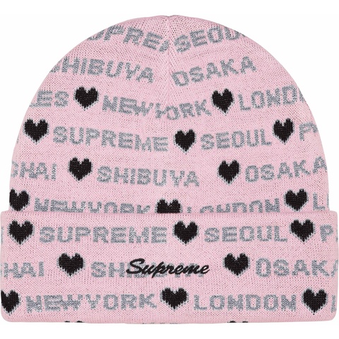 Hearts Beanie - fall/winter 2024 - Supreme