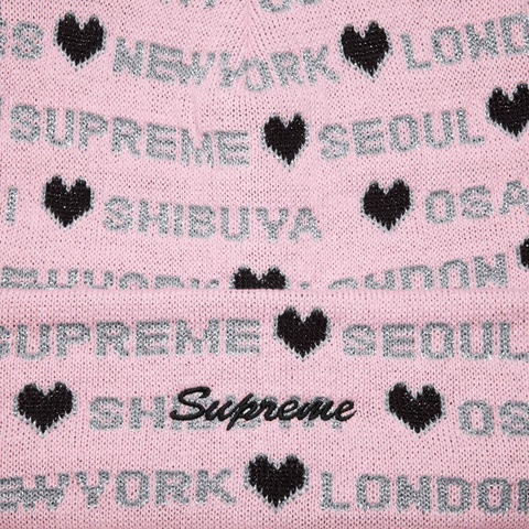 Hearts Beanie - fall/winter 2024 - Supreme