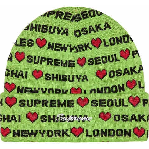 Hearts Beanie - fall/winter 2024 - Supreme