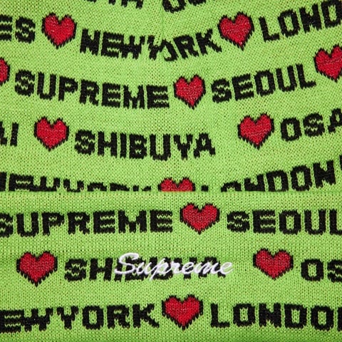 Hearts Beanie - fall/winter 2024 - Supreme