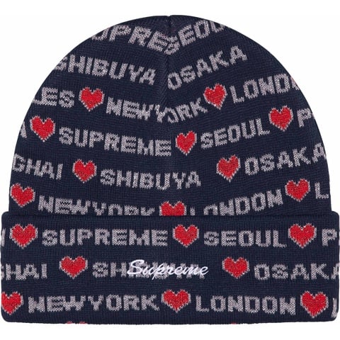 さ*様 Supreme 2024AW 2024AW Hearts Beanie Hearts Beanie - fall/winter 2024 - Supreme
