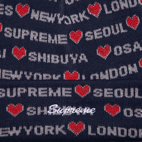 Hearts Beanie - fall/winter 2024 - Supreme