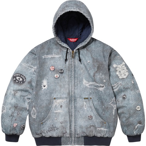 HJR Trompe L'oeil Hooded Work Jacket - Supreme