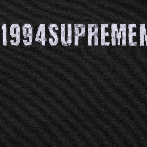Supreme Intarsia Stripe L/S Top - Black