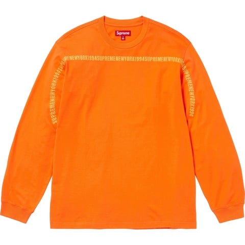 Supreme Intarsia Stripe L/S Top - Orange