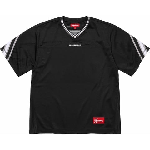 シャツ JACQUARD RIB FOOTBALL JERSEY Supreme Jacquard Rib Football Jersey Pink Men's - FW24 - US