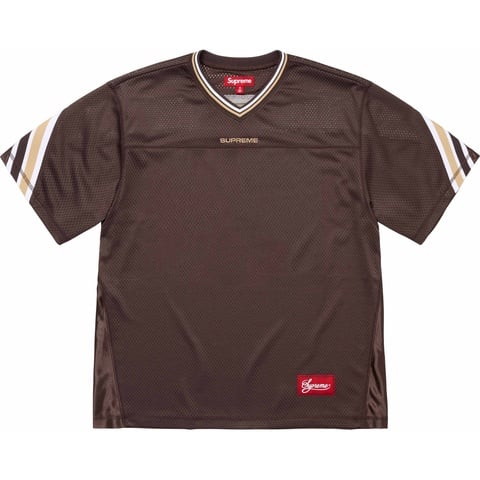 Supreme Jacquard Rib Football Jersey - Brown