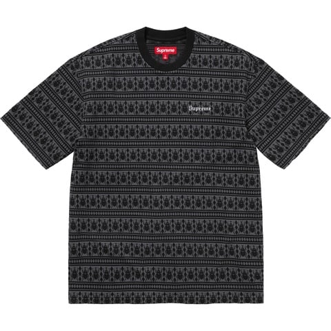 Supreme Jacquard Scarab S/S Top Lサイズ Jacquard Scarab S/S Top - fall/winter 2024 - Supreme