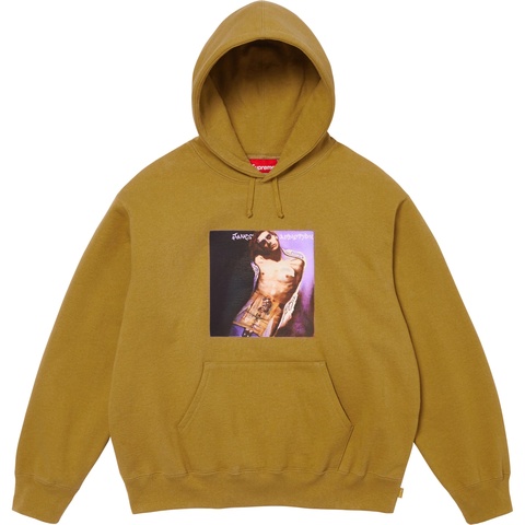 Supreme Jane's Addiction Hooded Sweatshirt - Dark Mustard