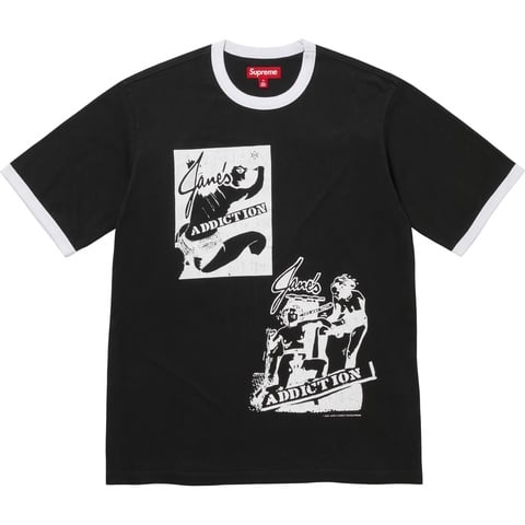 Supreme Jane's Addiction Ringer Tee - Black