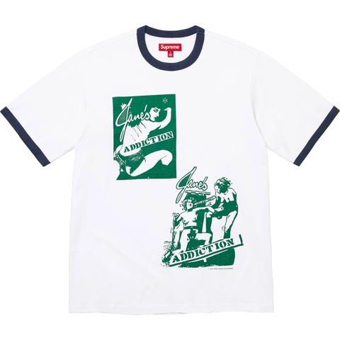 Supreme Jane's Addiction Ringer Tee - White
