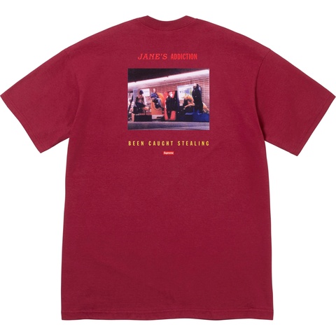 Supreme Jane's Addiction Stealing Tee - Cardinal