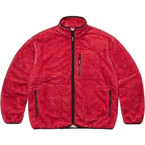 Supreme Kate Moss Fleece Jacket - Red
