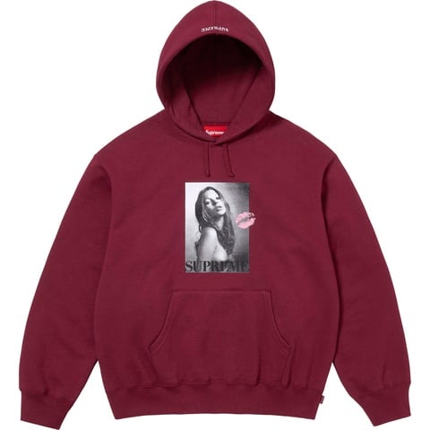 Supreme Kate Moss Hooded Sweatshirt - Cardinal
