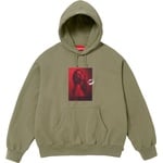 Supreme Kate Moss Hooded Sweatshirt (FW24) - Light Olive