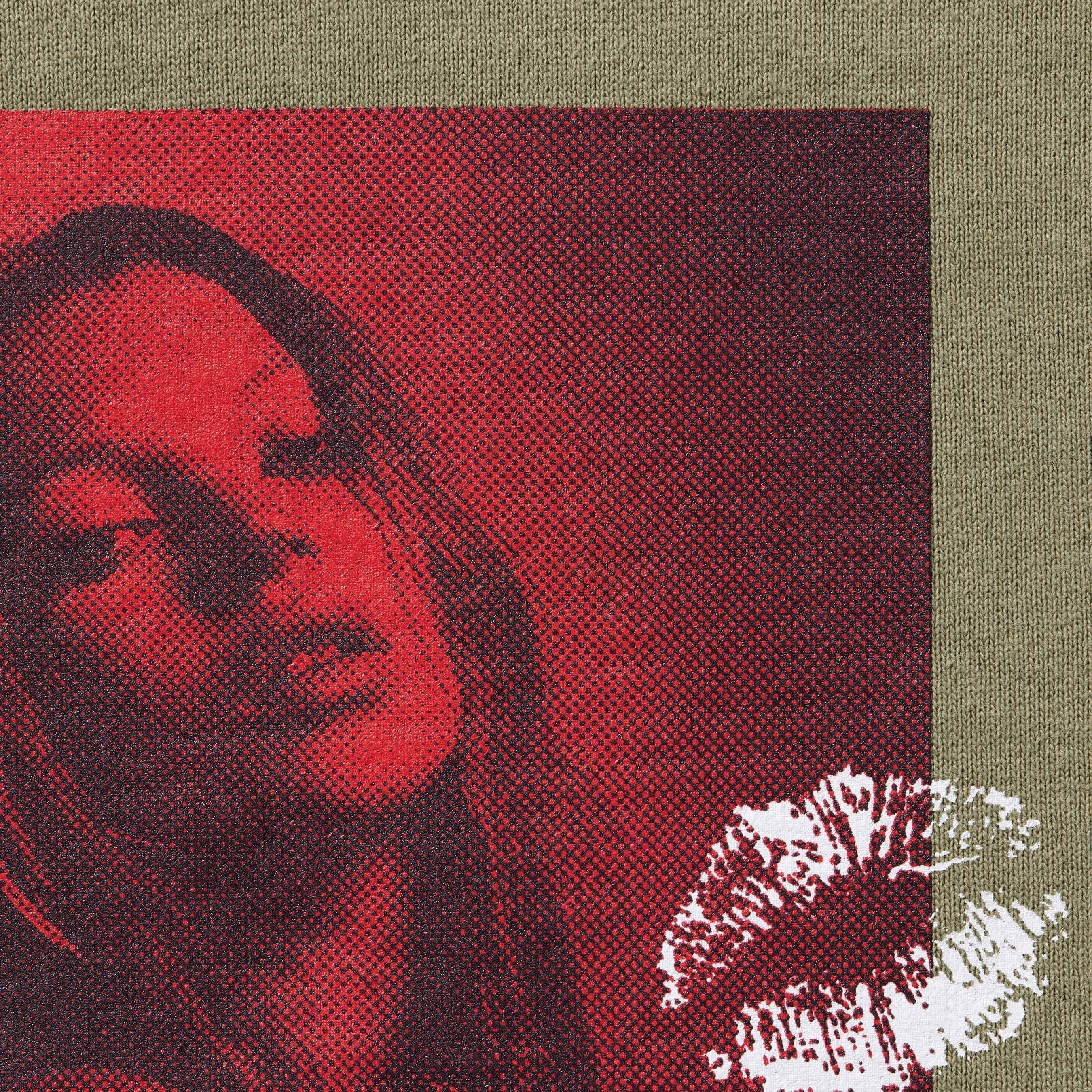 Supreme Kate Moss Hooded Sweatshirt (FW24) - Light Olive - $178