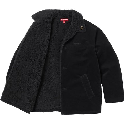 Kindermann Uncut Corduroy Car Coat - Supreme