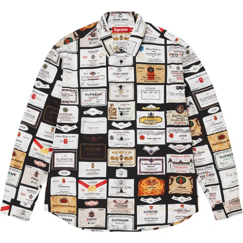 Supreme Label Shirt - Black