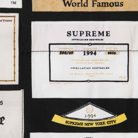 Supreme Label Shirt - Black