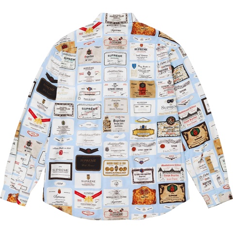 Supreme Label Shirt長袖シャツ M Label Shirt - fall/winter 2024 - Supreme