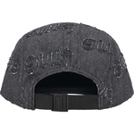 Supreme Lasered Denim Camp Cap (FW24) - Black